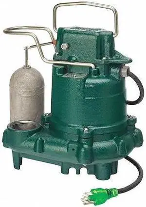 ZOELLER 63-0001 3/10 HP 1-1/2" F Submersible Sump Pump 115V