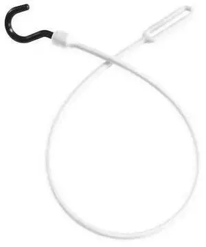 THE BETTER BUNGEE BBC30NW Bungee Cord,White,30 in. L,1-1/2 in. W
