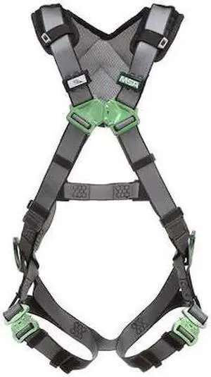 MSA SAFETY 10194873 V-FIT Harness, M, Quick-Connect Leg Straps, Back & Hip