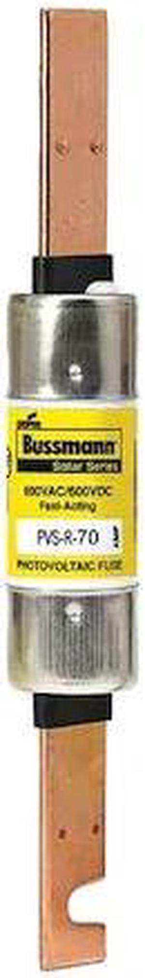 EATON BUSSMANN PVS-R-70 Solar Fuse, PVS-R Series, 70A, Fast-Acting, 600V AC,