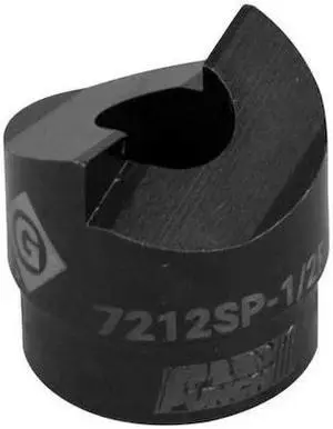 GREENLEE 7212SP-1/2P Knockout Punch,7/8in.,10 ga.,Cutter