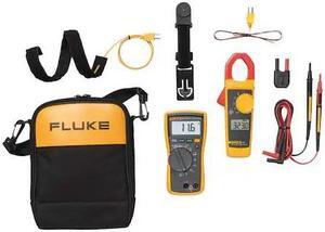 FLUKE FLUKE-116/323 Digital Multimeter Clamp On Kit, Digital Display, Battery