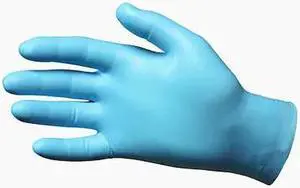 SHOWA 8005PFL 8005PF, Disposable Gloves, 8.00 to 8.99 mil Palm, Nitrile,