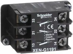 SCHNEIDER ELECTRIC XENG1191 Pendent Contact Block,1NC+2NO EarlyClose