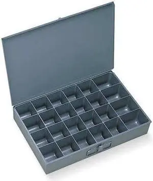 DURHAM MFG 102-95-D960 Steel, 24 compartments, 12 1/2 in D x 3 1/8 in H x 18