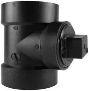 MUELLER INDUSTRIES 1WJG6 Cleanout Tee w/Plug,3 In FNPT x Hub