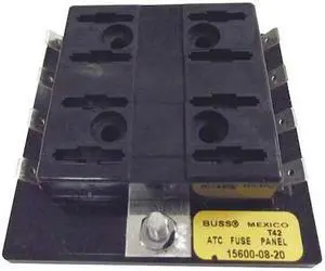 EATON BUSSMANN 15600-08-20 Fuse Block,Automotive,30A,8 Pole