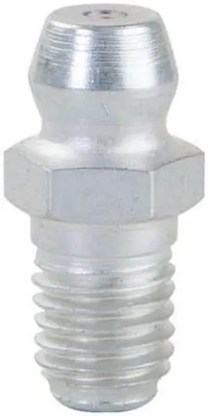WESTWARD 52NZ28 Grease Fitting, Straight, Stl, 11/16"L, PK10