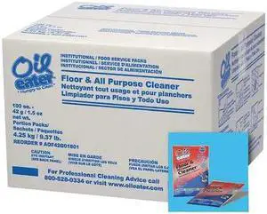 OIL EATER AOF42G01801 Floor Cleaner,Odorless,1.5 oz.,PK100