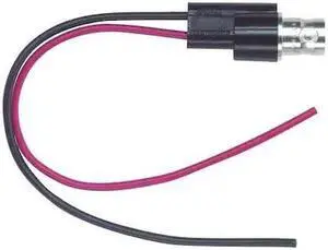 POMONA 4969 Test Leads,5-29/32inL,Red/Black,500 Vrms