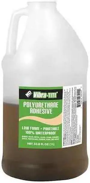VIBRA-TITE 98900 Construction Adhesive, 989 Series, Light Brown, 16 oz, Bottle