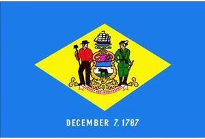 ANNIN FLAGMAKERS 140860 Delaware State Flag,3x5 Ft