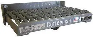 COTTERMAN FUS101SA3C1P1 Spring Loaded Fold-Up Step,4 In. H