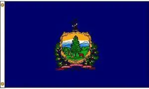 ANNIN FLAGMAKERS 145470 Vermont Flag,4x6 Ft,Nylon