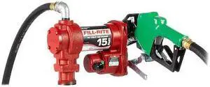 FILL-RITE FR1210HA1 Fuel Transfer Pump, 12VDC, 15 GPM, 1/4 HP, Cast iron, 1"