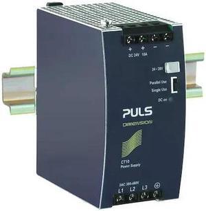 PULS CT10.241 DC Power Supply, 380/480V AC, 240 W, 8.6 A, DIN Rail