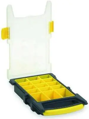 WESTWARD 2HFR9 1 Compartment Box, 8-3/8"L x 13-3/8"W x 2-7/16"H