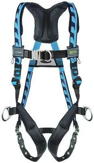 HONEYWELL MILLER ACF-TBD23XB Full Body Harness, Vest Style, 2XL/3XL, Polyester,