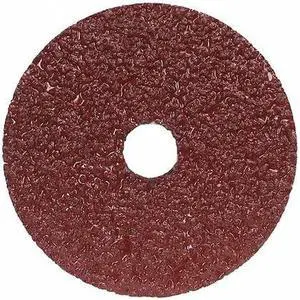 NORTON ABRASIVES 66623357284 Fiber Disc,7" dia.,7/8" Hole Mount,Brown