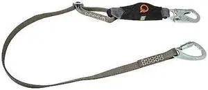 MSA 10193560 Lanyard, 6 ft., 310 lb. Weight Capacity, Gray
