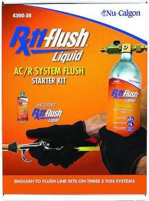 NU-CALGON 4300-38 Refrigeration Flush Solvent Kit,Clear