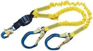 3M DBI-SALA 1246145 Shock Absorbing Lanyard, 6 ft., 310 lb. Weight Capacity, 3M DBI-SALA 1246145 Shock Absorbing Lanyard, 6 ft., 310 lb. Weight Capacity,