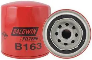 BALDWIN FILTERS B163 Oil/Transmission Filter,3-11/16x3-7/8In
