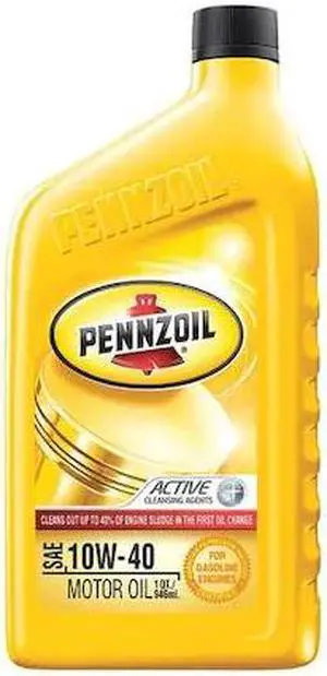 PENNZOIL PENZ1040 Engine Oil, 10W-40, Conventional, 1 Qt.