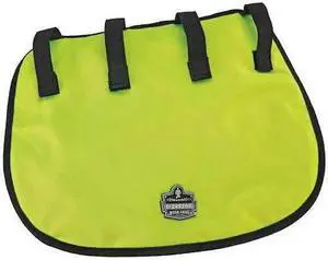 ERGODYNE 6670CT Neck Shade, For Use With Hard Hats Lime