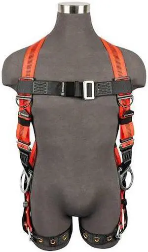 SAFEWAZE FS99285-E Full Body Harness, Vest Style, Universal