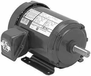 U.S. MOTORS U2P2D Three-Phase General Purpose Motor, 2 HP, 145T Frame,