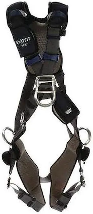 3M DBI-SALA 1140201 ExoFit NEX(TM) Plus Comfort Full Body Harness, L, 420 lb.,