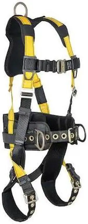 CONDOR 61DD44 Not Applicable Full Body Harness, S/M, 420 lb, Quick-Connect