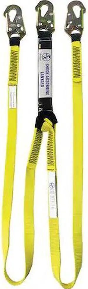 SAFE KEEPER FAP30198(6)/6-SK 6ft Shock Absorbing Twin Leg Lanyard