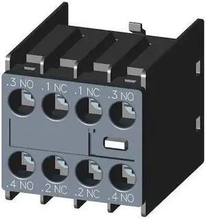 SIEMENS 3RH29111FA22 Auxiliary Contact Block,2NO,2NC
