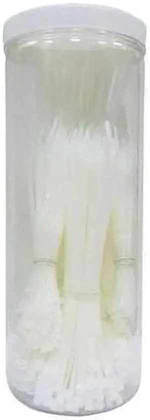 POWER FIRST 40J771 Cable Tie Kit, 4 in, 8 in, 12 in L, Natural, Nylon 6/6, 18