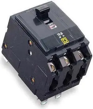 SQUARE D QO310 Miniature Circuit Breaker, QO Series, 10A, 3 Pole, 120/240V AC,