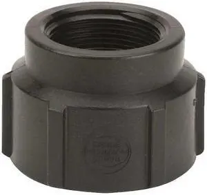 ZORO SELECT RC200-150 Reducing Coupling, Polypropylene, 2" x 1-1/2", Schedule