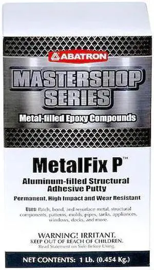 ABATRON MBND#K Putty, 1 lb Container Size, Pail, MetalFix P, Gray