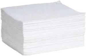 SPILLTECH WP100S Sorbent Pad, Oil, 17 gal Vol Absorbed per Pkg, 15 in x 19 in,