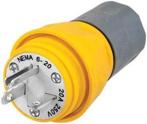 HUBBELL WIRING DEVICE-KELLEMS HBL14W48 3 Wire Industrial Watertight Straight