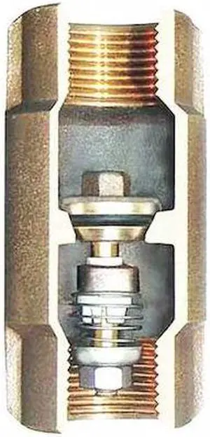 SIMMONS 505SB 1-1/2" NPT Bronze Spring Check Valve