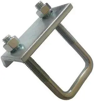 ZORO SELECT 22FP82 Threaded Rod Hanger, Steel Galvanized
