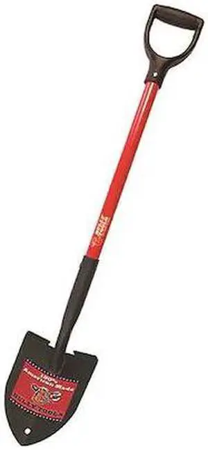 BULLY TOOLS 92711 Floral Spade,Fiberglass,D-Grip Handle
