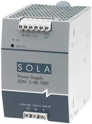SOLA/HEVI-DUTY SDN5-48-100P DC Power Supply,48VDC,5A,60Hz