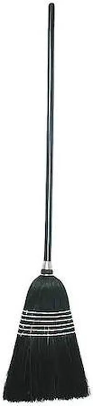 TOUGH GUY 3ZJD8 11 1/2 in Sweep Face Corn Broom, Soft/Stiff Combination,
