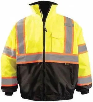 OCCUNOMIX LUX-350-B2X-YS X-Back Jacket,Unisex,S,Yellow