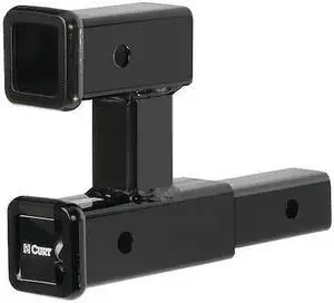 CURT 45792 Dual Receiver Extender,2" Shank,3500 lb.