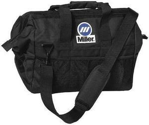 MILLER ELECTRIC 228028 Tool Bag, Black, Polyester, 22 Pockets