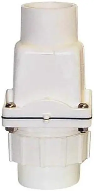 ZOELLER 30-0103 2" Socket PVC Union Swing Check Valve